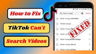How to Fix TikTok Can't Search Videos|How to Fix TikTok Search Video|How to Fix TikTok Search Bar