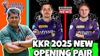 IPL 2025: KKR announced New Opening Pair | Mega Auction 2025