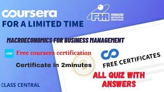 Macroeconomics for Business Management(week1-4) All Quiz Answers.#coursera #learn #learners #course