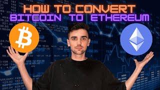 How to convert native Bitcoin to Ethereum without Coinbase & Kraken