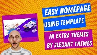 How To Use a Template in the Extra Theme by Elegant Themes