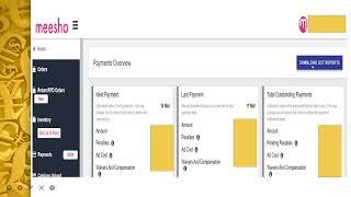 Meesho-2022 !! How to download GST Reports From seller portal in few minutes