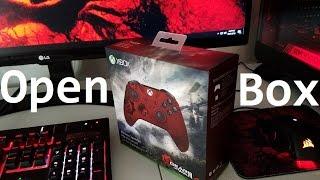 Gears of War 4 Crimson Omen Limited Edition Controller Open Box