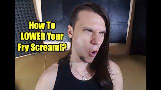 How To Fry Scream Lower Tutorial #vocaltutorial