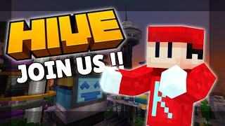 DISCORD SERVER ? | Minecraft The Hive Live With Viewers !
