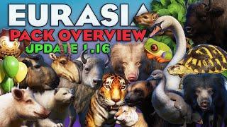  COMPLETE OVERVIEW! New Morphs, Babies, & Features | Planet Zoo Eurasia Animal Pack & Update 1.16