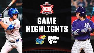 Kansas vs. Kansas State | 2024 Phillips 66 Big 12 Baseball Championship Highlights | May 21, 2024