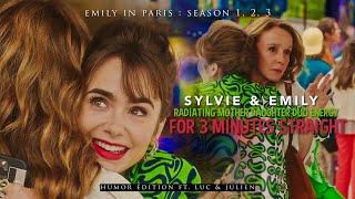 Emily in Paris | Sylvie & Emily Radiating Mother Daughter Duo Energy for 3 Minutes Straight