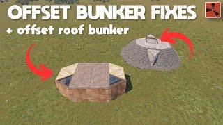 RUST - OFFSET Bunker Fixes + Roof Bunker - 2024 New Rust Base Design