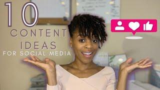 10 Content Ideas For Social Media 2021 | What To Post When You Run Out Of Ideas | Part 1