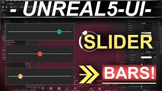 Unreal-5 Menu UI:  SLIDER-BARS Explained (60 SECONDS!!)