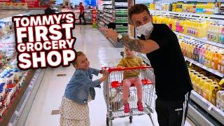 Tommy Little's FIRST EVER Grocery Shop | Carrie & Tommy