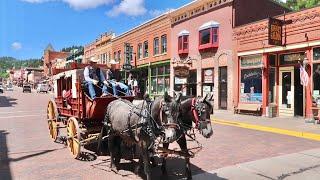 The Wild West Town of Deadwood In Black Hills of South Dakota - Boot Hill & Wild Bill Hickok History