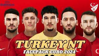 TURKEY FACEPACK EURO 2024 UPDATE - FOOTBALL LIFE & PES 2021