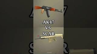 AK47 vs SCAR #ldoe #Shorts