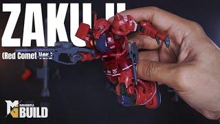 HG 1/144 GTO ZAKU II (Red Comet Ver.) Bootleg | Speed Build ASMR | by DABAN