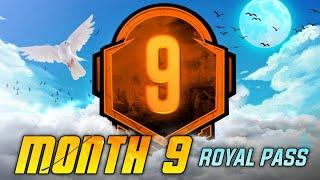 M9 ROYAL PASS LEAKS | PUBG MOBILE v1.9 LEAKS | MONTH 9 ROYAL PASS 1 TO 50 RP REWARDS | M9 ROYAL PASS