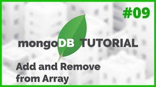 MongoDB in NodeJS - Arrays adding and removing elements (2020) [Episode #9]