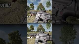 PUBG pc Low vs Ultra #pubg