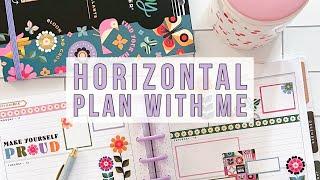 Plan with Me - Classic Horizontal Happy Planner - Mod Garden Sticker Book!