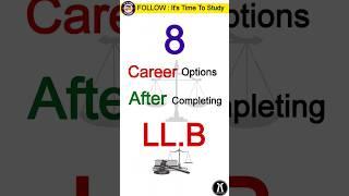 Career Options After Completing LLB | LLB BALLB LAW |