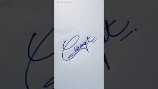 Chiranjit  Name  Signature  | #shorts #youtubeshorts #shortsvideo @amanunique3965