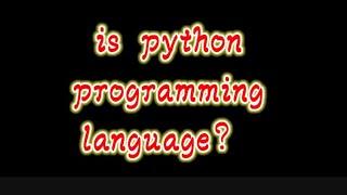 is python programming language? in hindi