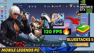 Mobile Legends 120 FPS Best Smoothly Setting (BlueStacks 5) MLBB Gameplay with Mouse & Keyboard