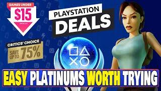 Easy Worth Trying Platinum Games - PSN Deals - Critic's Choice & Games Under $15 Sale