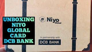 Unboxing Niyo Global Card  DCB Bank Zero Forex Markup #unboxing #travelvlog #travel #forex #cards