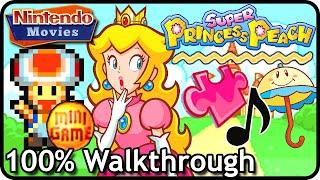 Super Princess Peach - 100% Walkthrough (All Toads, Puzzle Pieces, Minigames, Musical Notes)