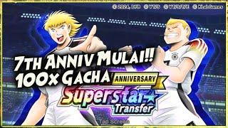 7th ANNIV CTDT!! 100x GACHA "SUPERSTAR" SCHNEIDER & KALTZ  Captain Tsubasa Dream Team