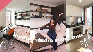 My London Studio Apartment Tour  | Student Accommodation Room Tour | Sana Grover