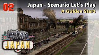 A Golden Start - Railway Empire: Japan DLC - Scenario Let's Play #2