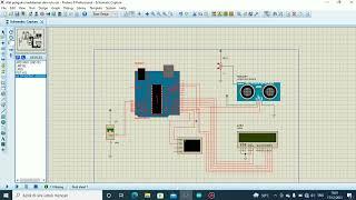 Simulasi Proteus Alat Pengukur Kedalaman Dan Suhu Air