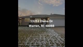 13252 Diena Dr Warren MI 48088 | 3 Bedroom Home For Sale