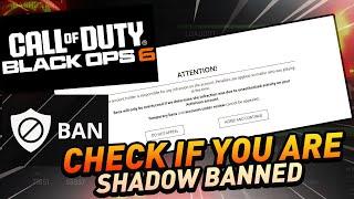 How to check if you are SHADOW BANNED in MW3 / Warzone / MW2