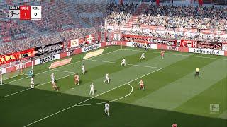 Football Life 2025 + Megapatch V3 Gameplay Bundesliga Full MOD. Union Berlin vs RB Leipzig.