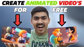 How to Make Animated Videos For Free - No Skill Required  | Animation Video Kaise Banaye