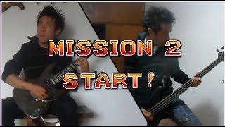 Metal Slug 3 - The Midnight Wandering Cover Guitar / Bass - Mission  2 #E 3