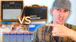 Goal Zero vs Inergy Kodiak Solar Generator vs DIY Solar Setup