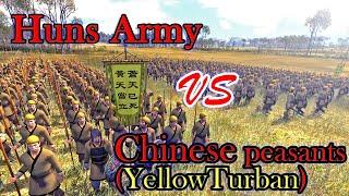 Huns VS Chinese peasants(Yellow Turban ) | Total War: Attila CINEMATIC,Great HAN MOD