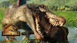 Spinosaurus HUNTS Ouranosaurus!  Jurassic World Evolution 2 - Tales From Isla Sorna [4K]