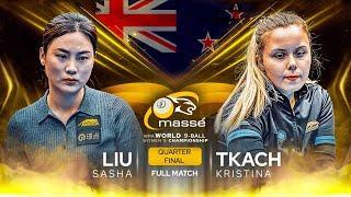 LIU vs TKACH ▸ 2024 Massé WPA Women's World 9-Ball Championship