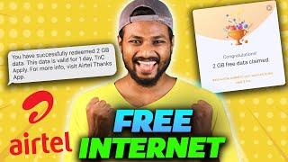 FREE İNTERNET വേണോ  ഒരു അടിപൊളി Trick ഉണ്ട് | airtel free internet trick malayalam