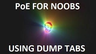 PoE for Noobs: Dump tab sales