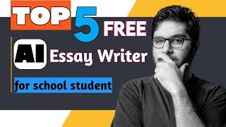 Top 5 Free AI Essay Writer Tools - Unlock Your Writing Potential Instantly! no signup required.