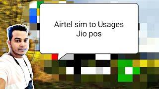 How to Usages Jio pos plus in Other Sim network