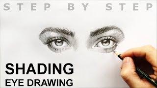 HOW TO: DRAW | shading + eye drawing