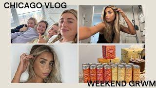 A Weekend Vlog: Chaotic Chicago Times, Updated Hair & Makeup, Hosting The Girly's & more!